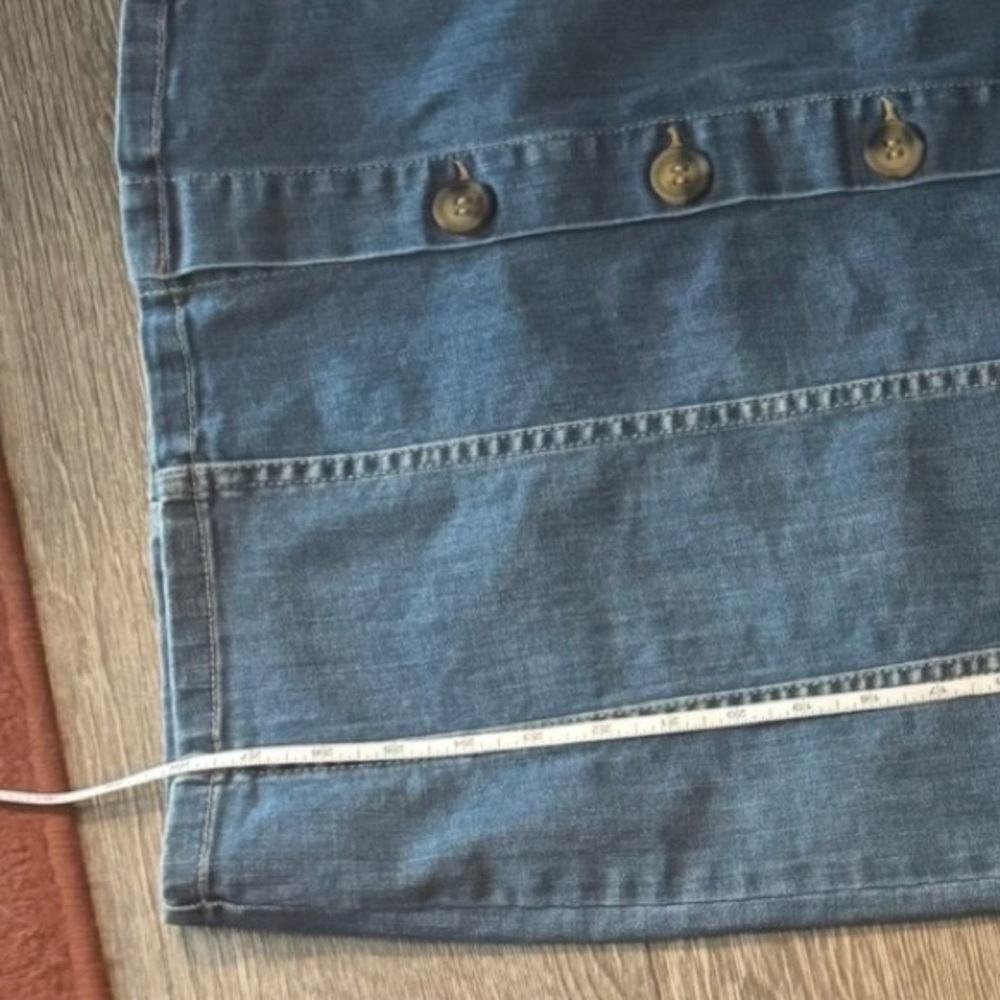 DownEast Blue Denim Skirt - knee length - Picture 7 of 7